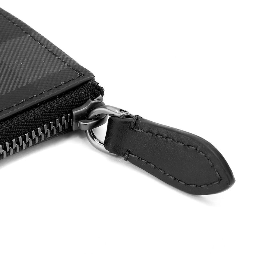 並行輸入 バーバリー カードケース BURBERRY ロンドンチェック 8071680 A1208メンズ ダークグレー ブラック 黒 | BURBERRY | 05