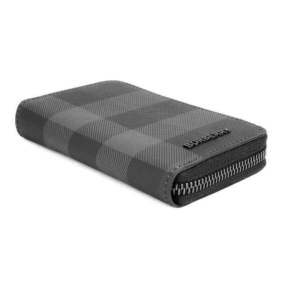 並行輸入 バーバリー カードケース BURBERRY チャコールチェック＆レザー 8079010 A1208メンズ ダークグレー | BURBERRY | 02