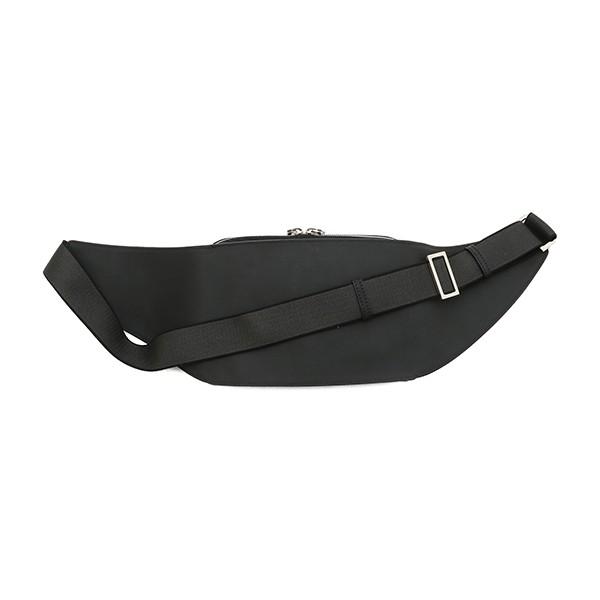 バレンシアガ ウエストバッグ　ボディバッグ BALENCIAGA　KLXAN BALENCIAGA ロゴ キャンバス レザー ボディバッグ ナチュラル ブラック