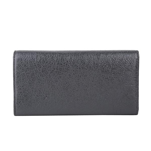 BALENCIAGA レザー 長財布　グレー BALENCIAGA グレー レザー長財布