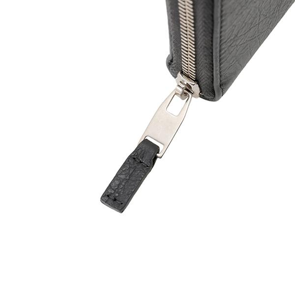 バレンシアガ　長財布　エッセンシャル　ラウンドファスナー　ロゴプリント　極美品 BALENCIAGA 並行輸入 バレンシアガ 長財布(ラウンドファスナー