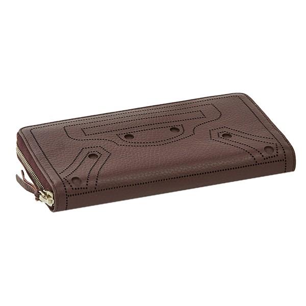 BALENCIAGA バレンシアガ 長財布(ラウンドファスナー) ワインレッド  