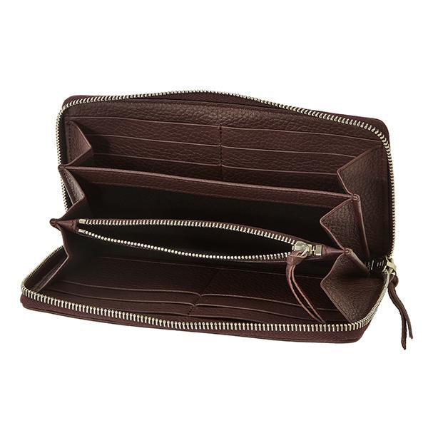 BALENCIAGA バレンシアガ 長財布(ラウンドファスナー) ワインレッド  