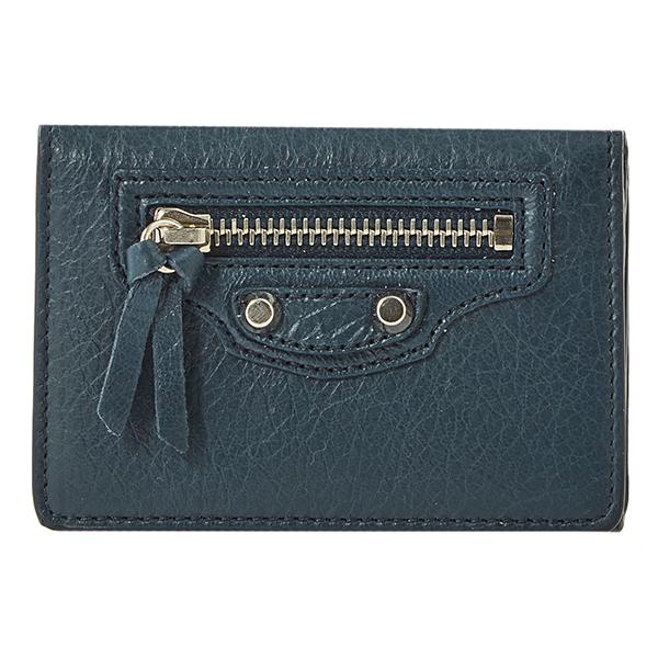並行輸入 バレンシアガ 3つ折り財布 BALENCIAGA クラシック 477455 D940N 4030ユニセックス ネイビー 紺 | BALENCIAGA