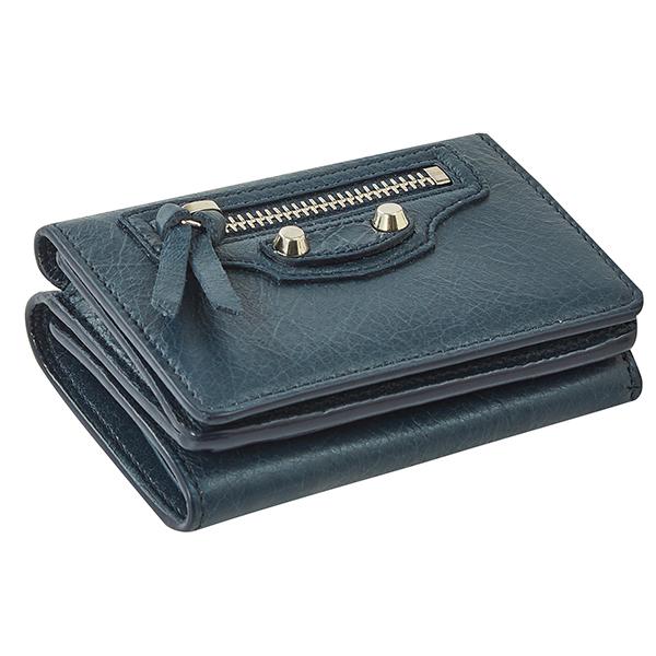 並行輸入 バレンシアガ 3つ折り財布 BALENCIAGA クラシック 477455 D940N 4030ユニセックス ネイビー 紺 | BALENCIAGA | 02