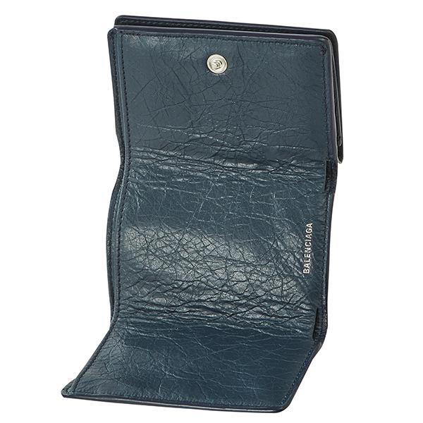 並行輸入 バレンシアガ 3つ折り財布 BALENCIAGA クラシック 477455 D940N 4030ユニセックス ネイビー 紺 | BALENCIAGA | 04