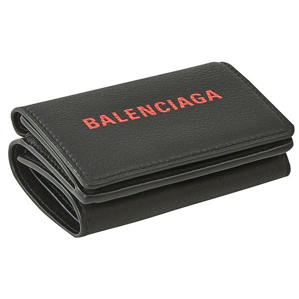 バレンシアガ 3つ折り財布 ブラック 黒 BALENCIAGA 505055 DLQHN 1064