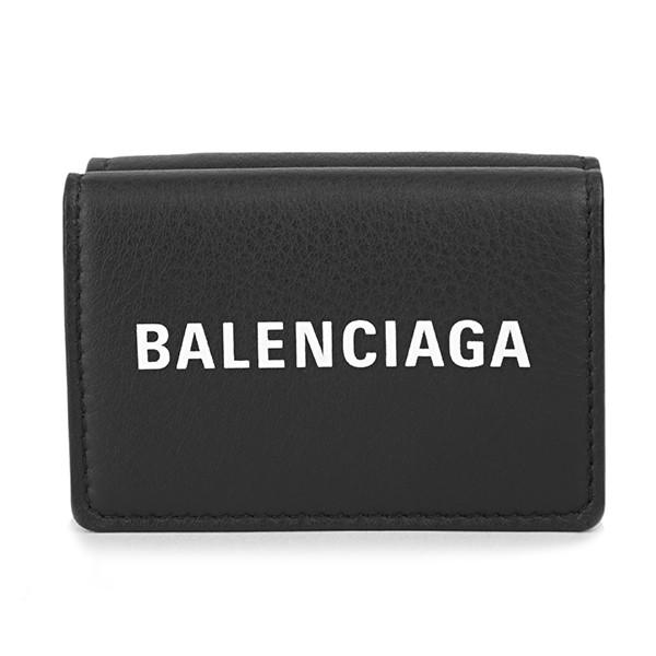 バレンシアガ 3つ折り財布 ブラック 黒 BALENCIAGA 516402 DLQ4N 売値