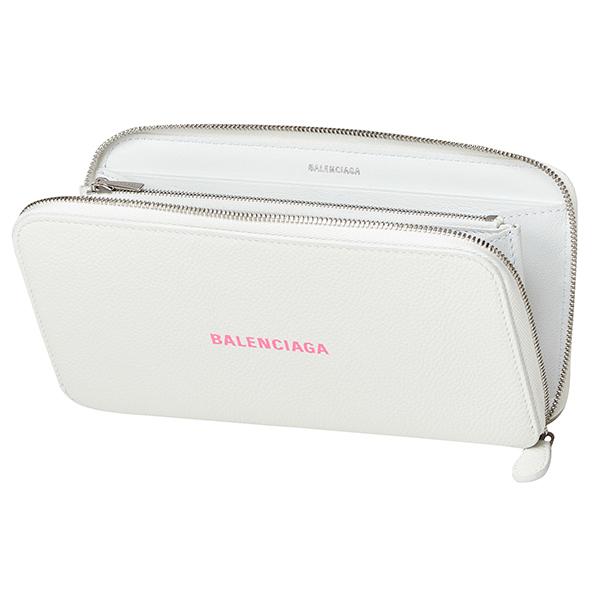 BALENCIAGA 長財布 ホワイト ホワイト（白）系 BALENCIAGA(バレンシアガ) 長財布(レディース