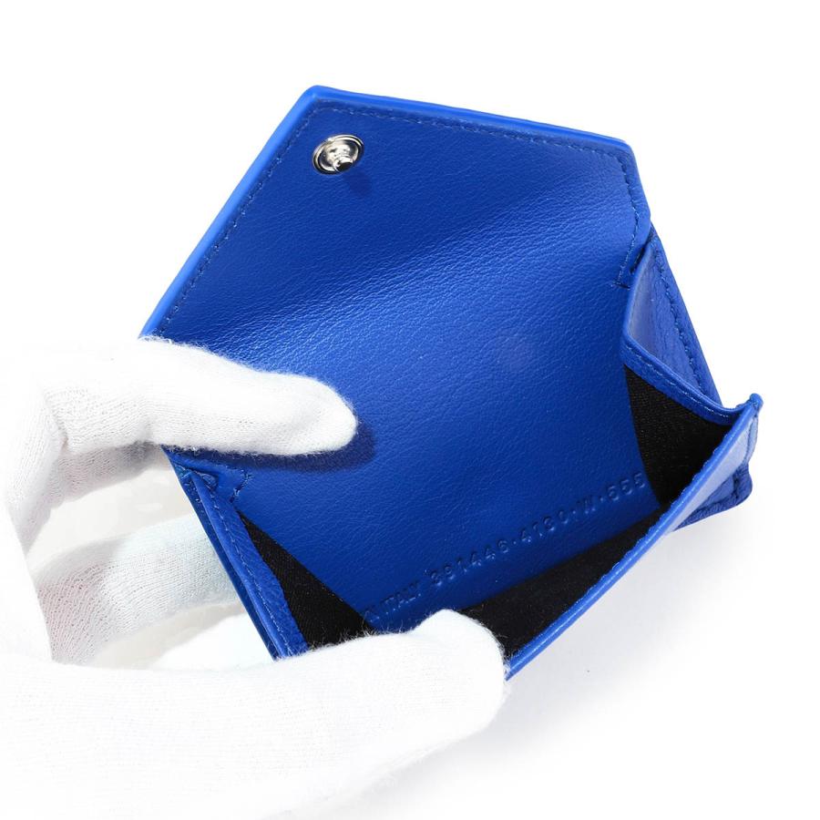 バレンシアガ 三つ折り財布 青 バレンシアガ 三つ折り財布 ブルー[品番：AXEB0031100]｜AXES