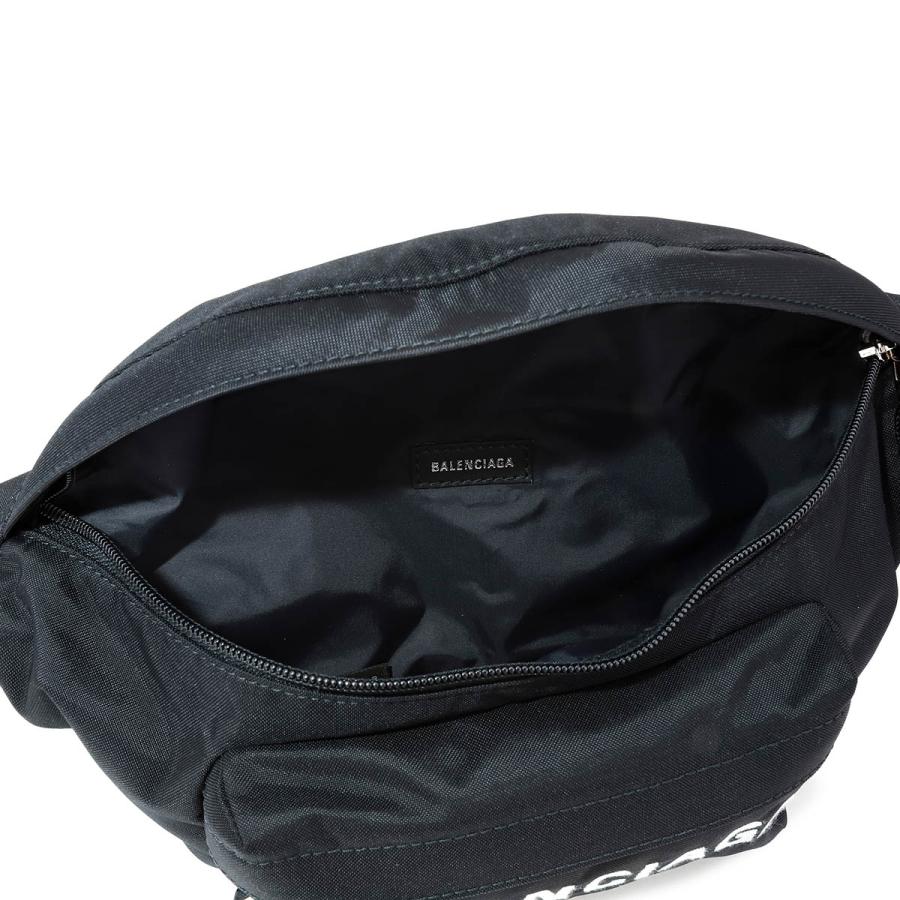 ✨美品✨BALENCIAGA　ウィール　ボディバッグ　ナイロン　デカロゴ　黒 超美品】BALENCIAGA ウィール ボディバッグ ナイロン デカロゴ 黒