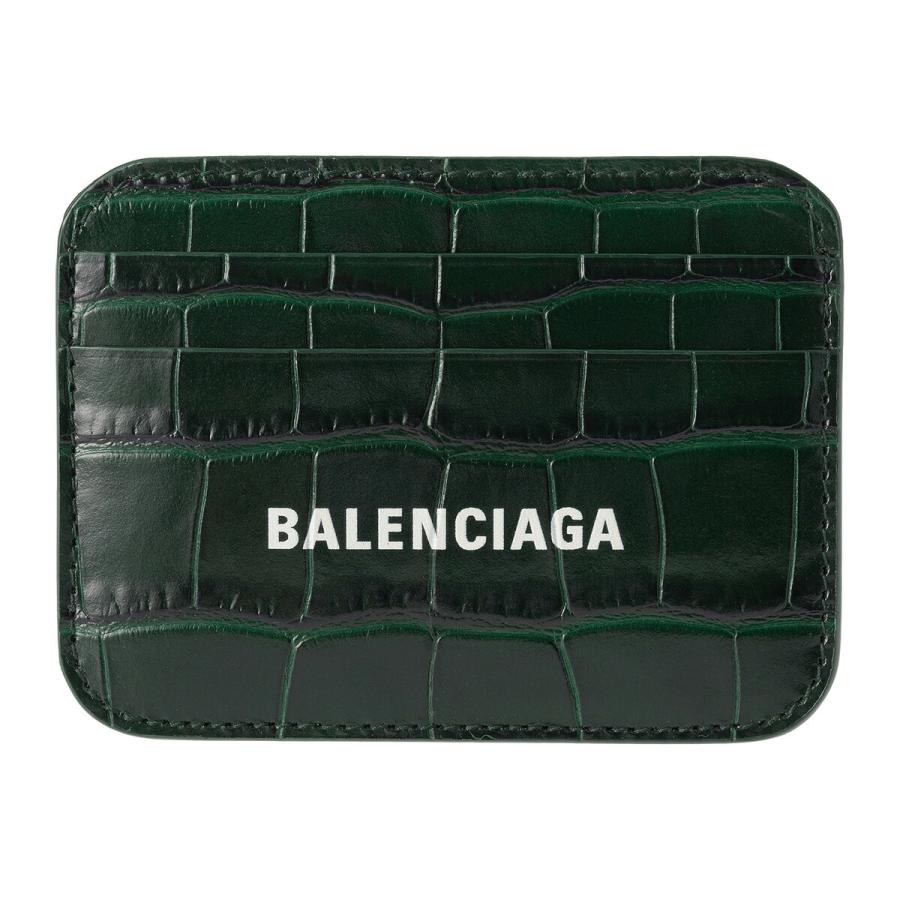 並行輸入 バレンシアガ カードケース BALENCIAGA キャッシュ 593812 1LRRM 3011 ユニセックス グリーン 緑 | BALENCIAGA