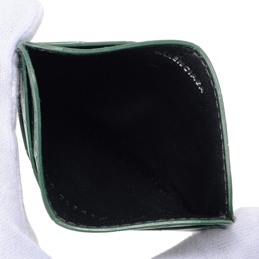 並行輸入 バレンシアガ カードケース BALENCIAGA キャッシュ 593812 1LRRM 3011 ユニセックス グリーン 緑 | BALENCIAGA | 04