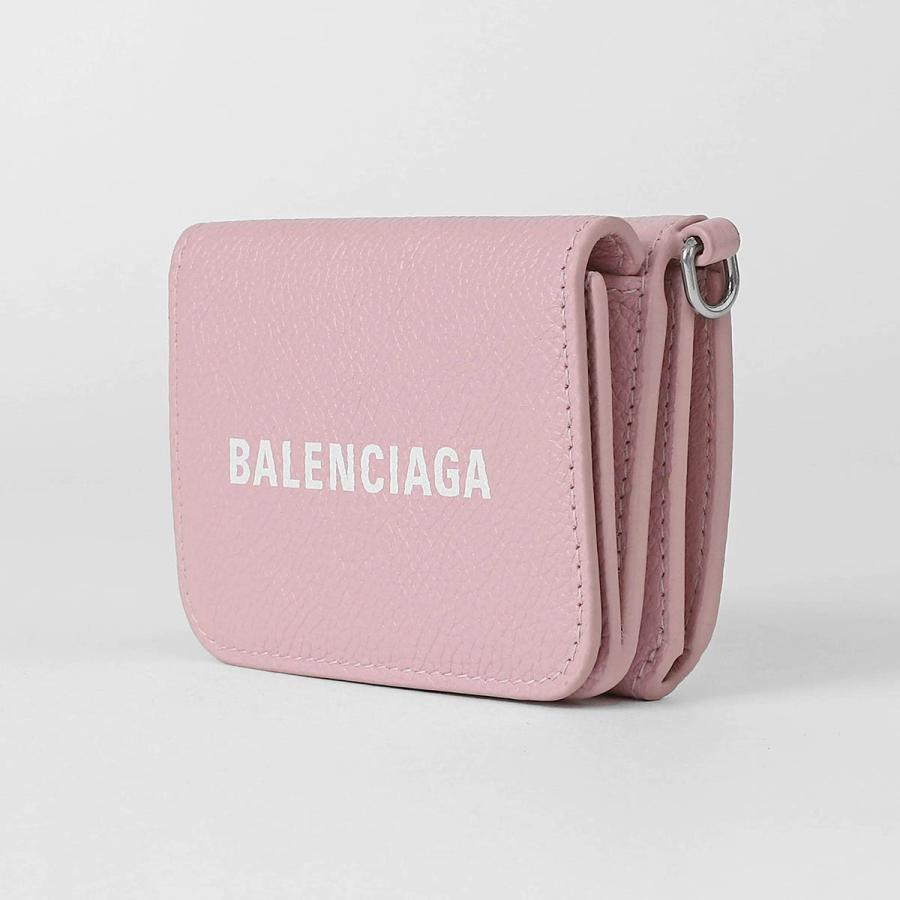 並行輸入 バレンシアガ 3つ折り財布 BALENCIAGA エブリデイ 618145 1IZI3 6990ユニセックス ピンク 爆買の画像