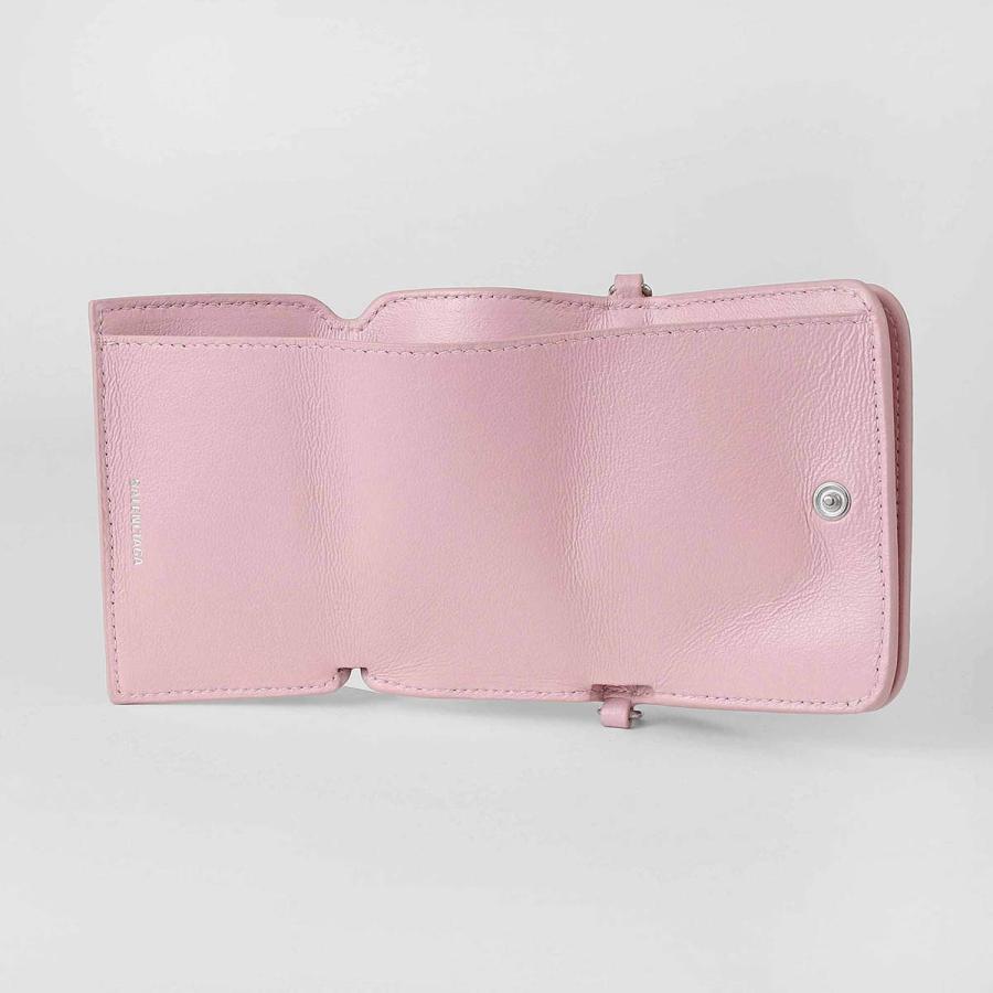 並行輸入 バレンシアガ 3つ折り財布 BALENCIAGA エブリデイ 618145 1IZI3 6990ユニセックス ピンク 爆買の画像