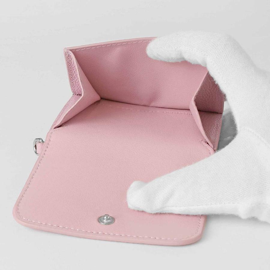 並行輸入 バレンシアガ 3つ折り財布 BALENCIAGA エブリデイ 618145 1IZI3 6990ユニセックス ピンク 爆買の画像