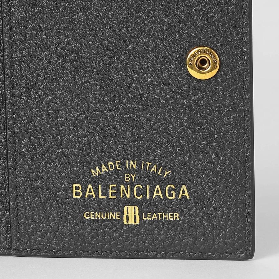 新品 バレンシアガ BALENCIAGA 2つ折り財布 キャリー バイフォールド ブラック BALENCIAGA（バレンシアガ） 並行輸入 2つ折り財布 キャリー バイ