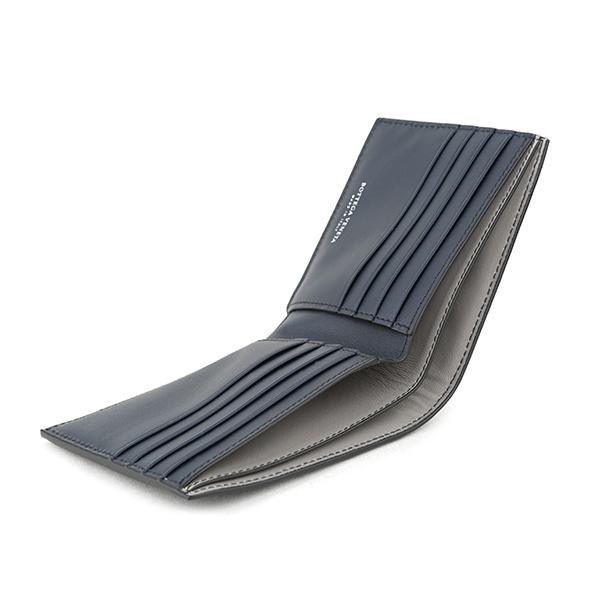 ✨極美品　RFID搭載✨ボッテガ　二つ折り　カセット　イントレチャート　パープル ✨極美品 付属品完備✨ボッテガ 二つ折り カセット イントレ