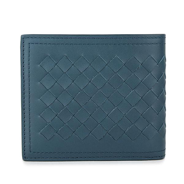 ボッテガヴェネタ イントレチャート 二つ折り　ブルー　ネイビー　財布　ウォレット 楽天市場】ボッテガヴェネタ 二つ折り財布 イントレチャート