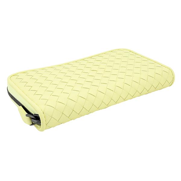 BOTTEGA VENETA☆長財布　ラウンドジップ　イントレチャート　ナイロン BOTTEGA VENETA (ボッテガ・ヴェネタ) レザー イントレチャート