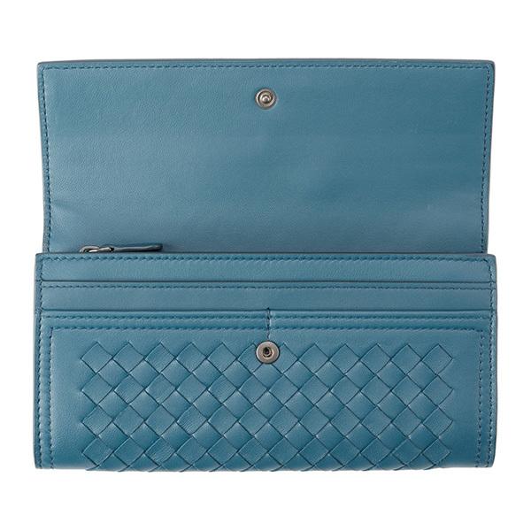 BOTTEGA VENETA ボッテガヴェネタ 長財布 ターコイズブルー 青 BOTTEGA VENETA ボッテガヴェネタ 長財布 ターコイズブルー 青