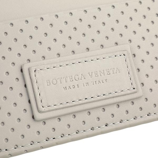 並行輸入 ボッテガヴェネタ カードケース BOTTEGA VENETA パーフォレイテッド レザー カードホルダー 551811 VQ12C 1909ユニセックス アイボリー系 白 | BOTTEGA VENETA | 05