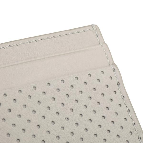 並行輸入 ボッテガヴェネタ カードケース BOTTEGA VENETA パーフォレイテッド レザー カードホルダー 551811 VQ12C 1909ユニセックス アイボリー系 白 | BOTTEGA VENETA | 06