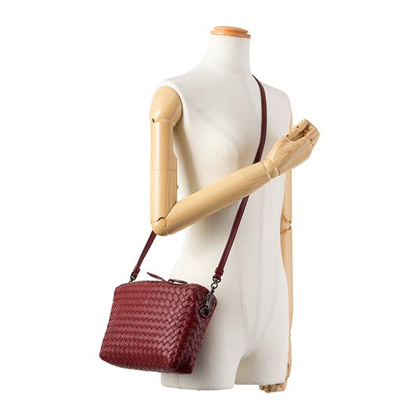 【箱付き】ボッテガ ヴェネタ イントレチャート レザー ショルダーバッグ BOTTEGA VENETA 並行輸入 ボッテガヴェネタ ショルダーバッグ