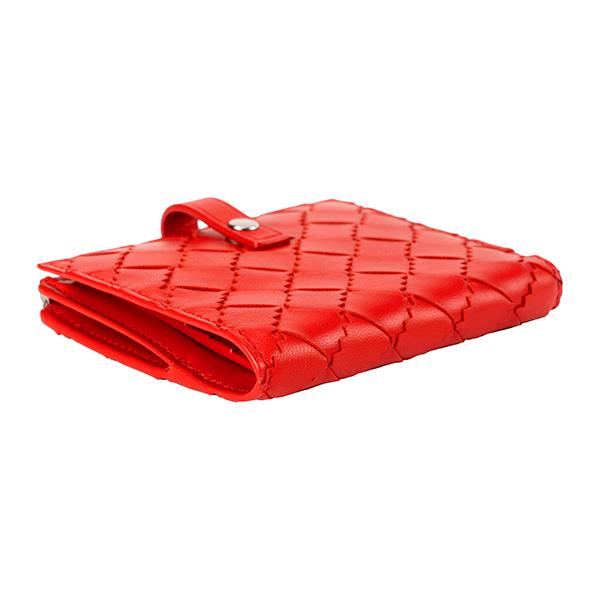 ボッテガヴェネタ 2つ折り財布 レッド 赤 BOTTEGA VENETA 600270 VA961