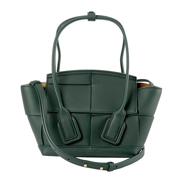 並行輸入 ボッテガヴェネタ ハンドバッグ グリーン 緑 MINI THE ARCO ミニ アルコ BOTTEGA VENETA 600606 VCP11 3121 爆買 | BOTTEGA VENETA