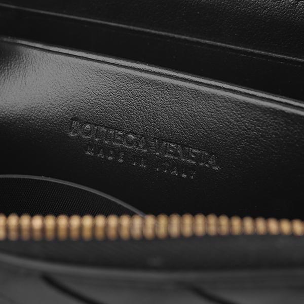 並行輸入 ボッテガヴェネタ  コインケース イントレチャート 600874 VCPP2 8648 ブラック 黒 爆買 | BOTTEGA VENETA | 05