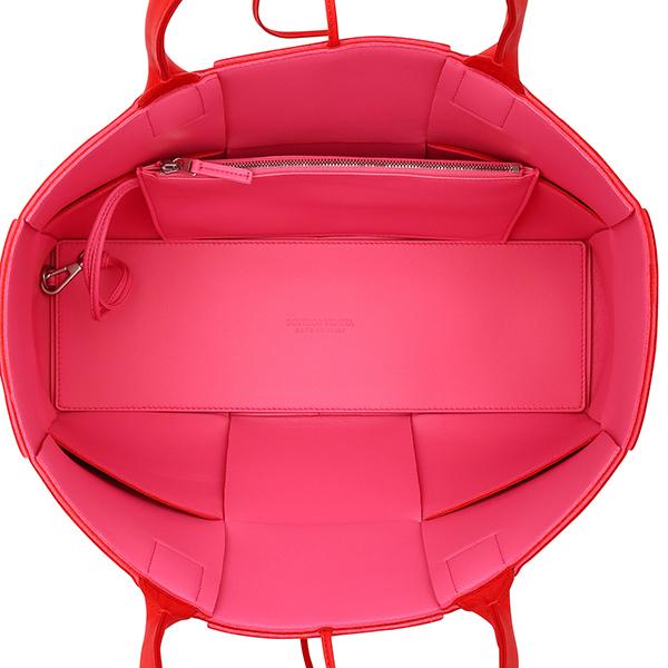 BOTTEGA VENETA 赤 トートバッグ 保存袋付き 希少デザイン♡極美品♡保存袋付♡ボッテガヴェネタ イントレチャート