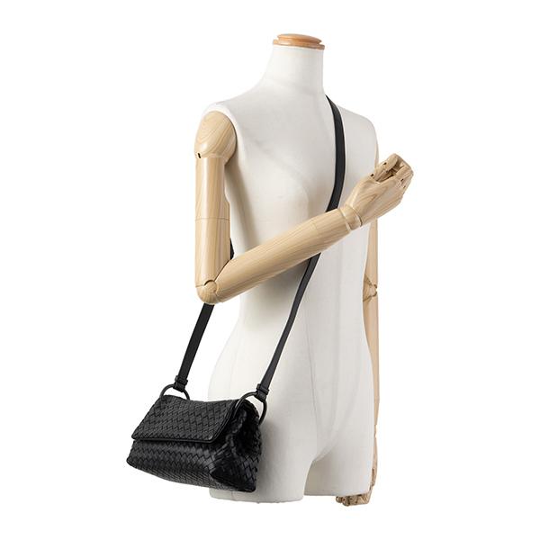 BOTTEGA VENETA ボッテガヴェネタ ショルダーバッグ ブラック 黒 BOTTEGA VENETA ボッテガヴェネタ ショルダーバッグ ブラック 黒
