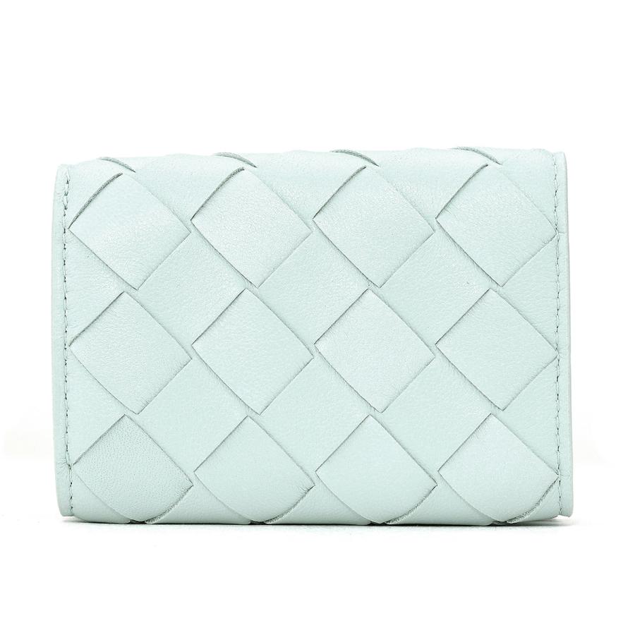 並行輸入 ボッテガヴェネタ 3つ折り財布 BOTTEGA VENETA イントレチャート 3つ折りウォレット 666944 VCPP3 3902ユニセックス ライトブルー 水色 | BOTTEGA VENETA | 01