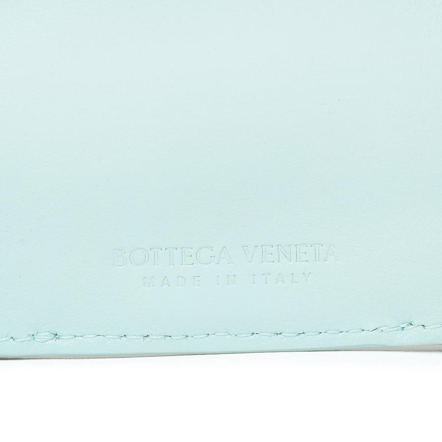 並行輸入 ボッテガヴェネタ 3つ折り財布 BOTTEGA VENETA イントレチャート 3つ折りウォレット 666944 VCPP3 3902ユニセックス ライトブルー 水色 | BOTTEGA VENETA | 06