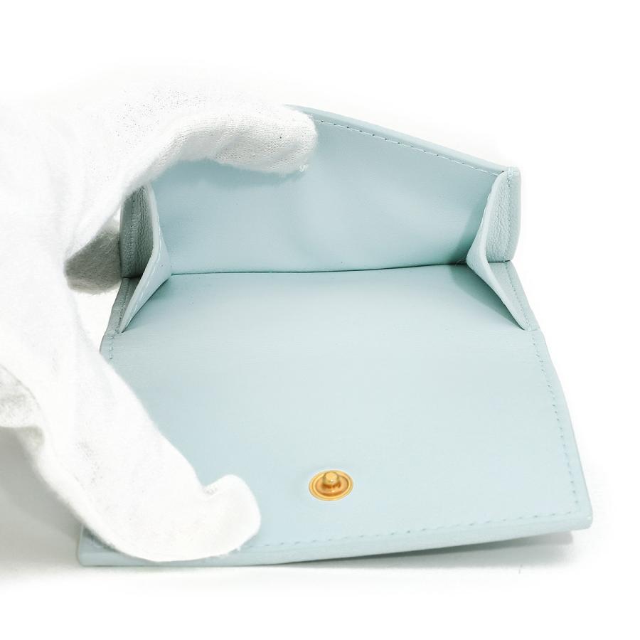 並行輸入 ボッテガヴェネタ 3つ折り財布 BOTTEGA VENETA イントレチャート 3つ折りウォレット 666944 VCPP3 3902ユニセックス ライトブルー 水色 | BOTTEGA VENETA | 07