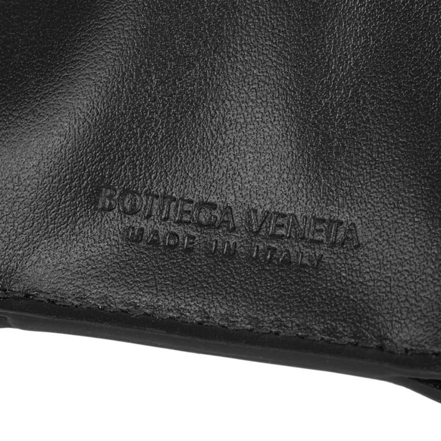 並行輸入 ボッテガヴェネタ 3つ折り財布 BOTTEGA VENETA イントレチャート TINY WALLET 751156 VCPP3 8425ユニセックス ブラック 黒 | BOTTEGA VENETA | 08
