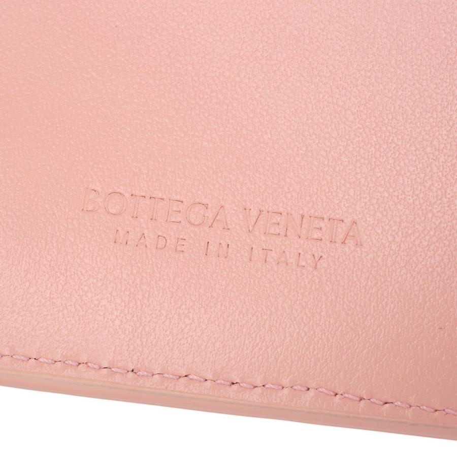 並行輸入 ボッテガヴェネタ 3つ折り財布 BOTTEGA VENETA イントレチャート ZIPPER WALLET 806100 VCPP3 6850レディース ピンク | BOTTEGA VENETA | 08