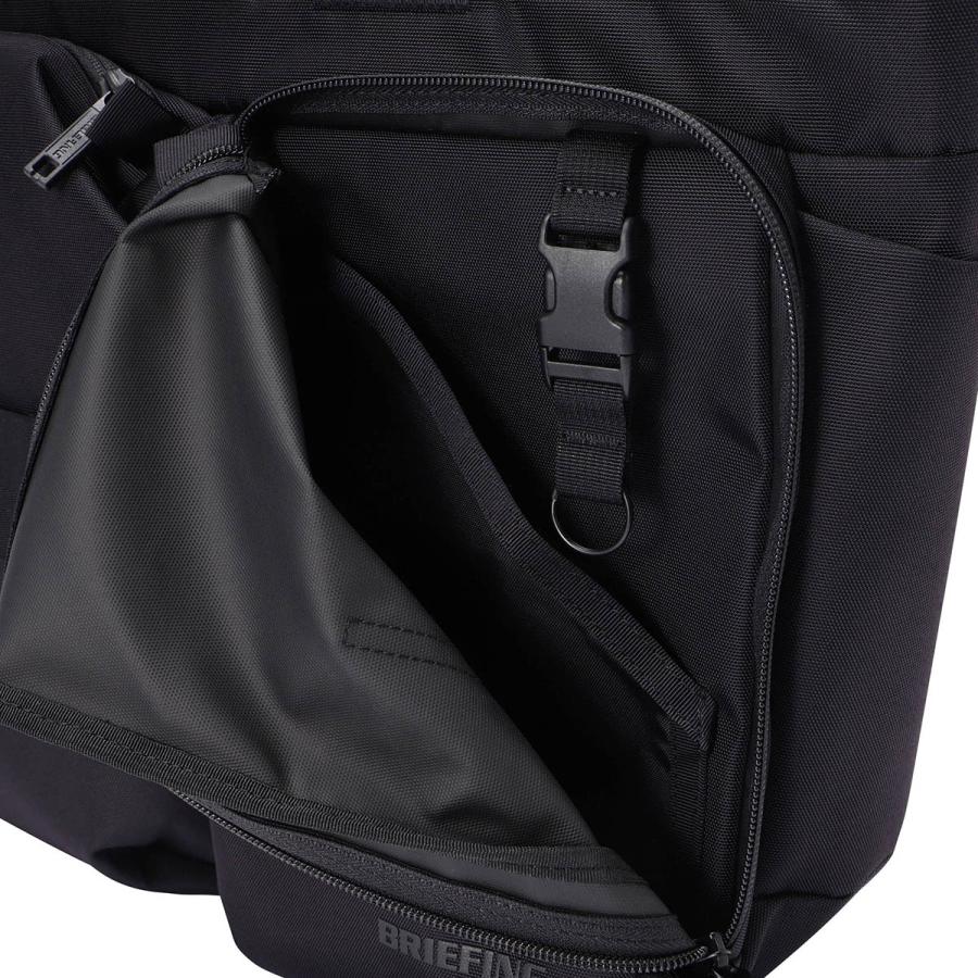 並行輸入 ブリーフィング トートバッグ BRIEFING ソリッド ウェーブ BRA231T49 010メンズ ブラック 黒 | BRIEFING | 06