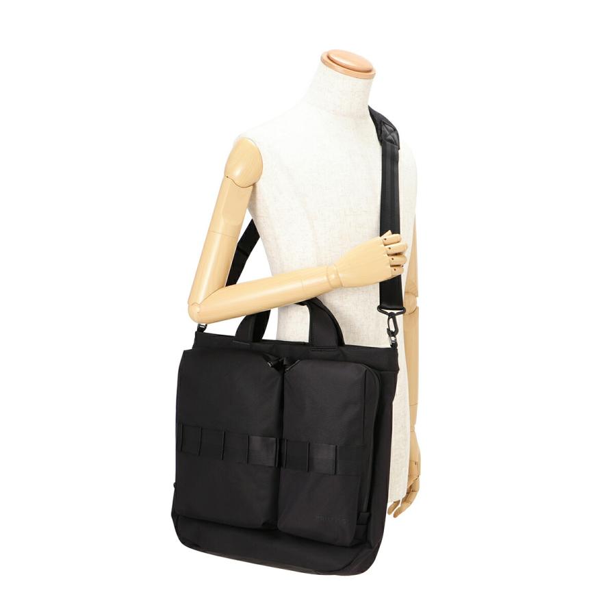 並行輸入 ブリーフィング トートバッグ BRIEFING ソリッド ウェーブ BRA243P04 010メンズ ブラック 黒 | BRIEFING | 05