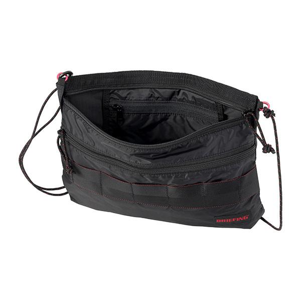 並行輸入 ブリーフィング ショルダーバッグ BRIEFING ソリッド ライト BRM181205 010メンズ ブラック 黒 | BRIEFING | 03