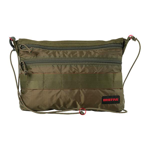 並行輸入 ブリーフィング ショルダーバッグ カーキ BRIEFING BRM181205 067 爆買 | BRIEFING