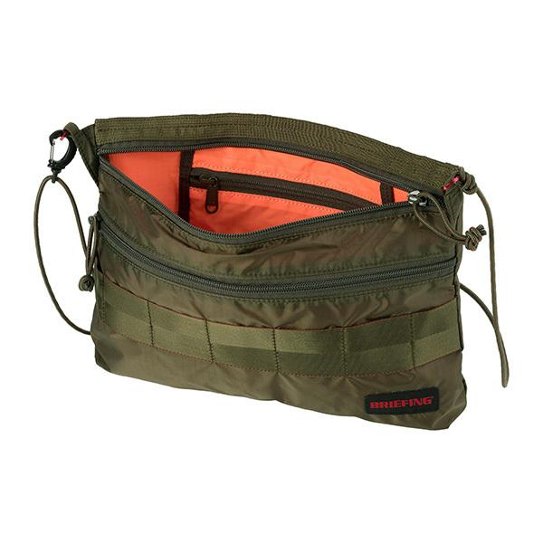 並行輸入 ブリーフィング ショルダーバッグ カーキ BRIEFING BRM181205 067 爆買 | BRIEFING | 03