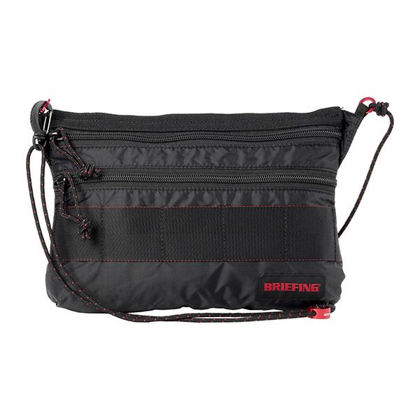 並行輸入 ブリーフィング  ショルダーバッグ ソリッド ライト BRM182201 010 ブラック 黒 爆買 | BRIEFING
