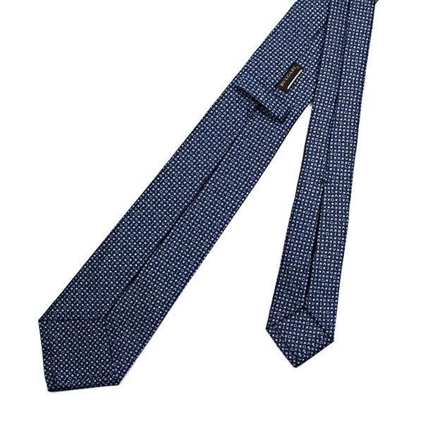 並行輸入 ブルガリ ネクタイ LOGO BVLGARI ALPHABET 241835 ブルー 爆買 | BVLGARI | 03