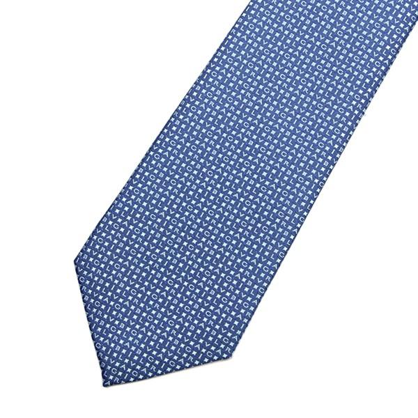 並行輸入 ブルガリ ネクタイ LOGO BVLGARI ALPHABET 241837 ライトブルー 爆買 | BVLGARI | 01