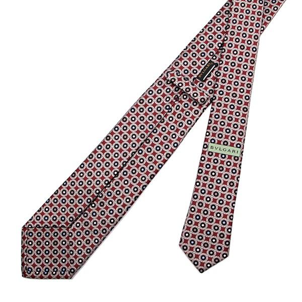 並行輸入 ブルガリ ネクタイ LOGO BB BUBBLE 242468 レッド系 爆買 | BVLGARI | 03