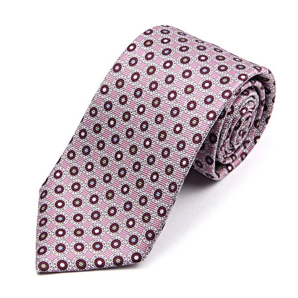 並行輸入 ブルガリ ネクタイ LOGO BB BUBBLE 242469 ピンク 爆買 | BVLGARI