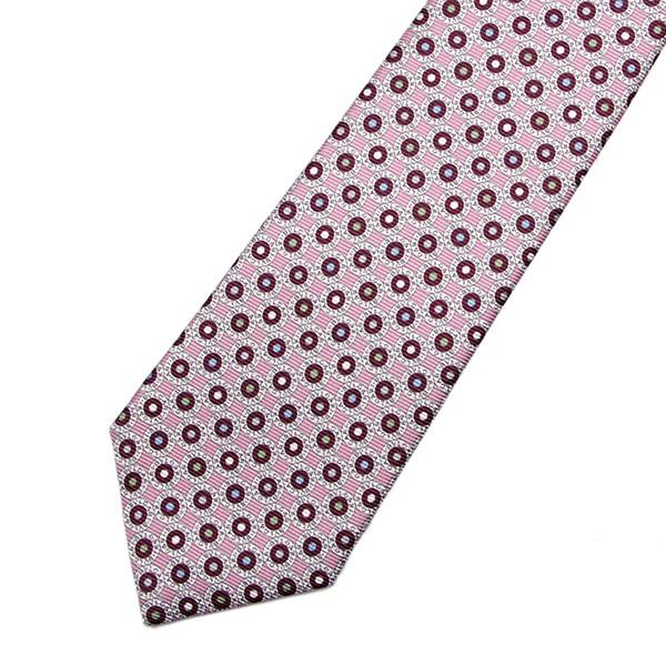 並行輸入 ブルガリ ネクタイ LOGO BB BUBBLE 242469 ピンク 爆買 | BVLGARI | 01