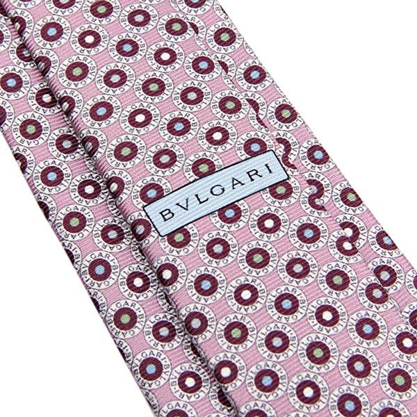 並行輸入 ブルガリ ネクタイ LOGO BB BUBBLE 242469 ピンク 爆買 | BVLGARI | 04